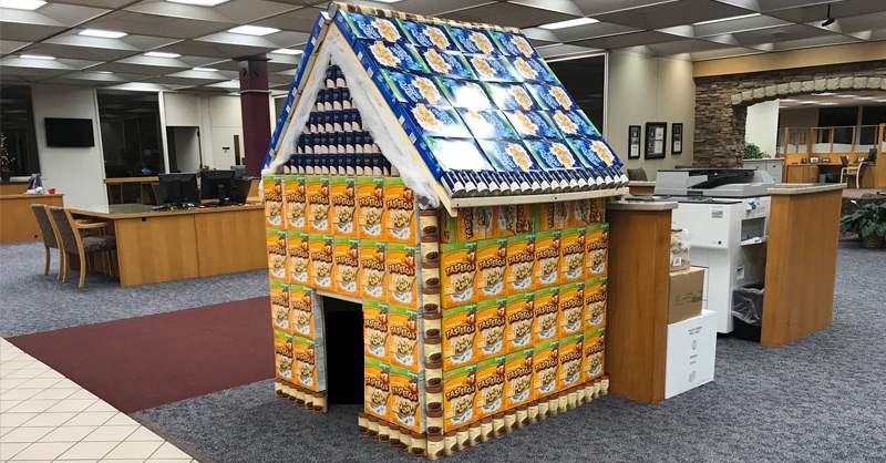 Our CANstuction is Currently Under Construction