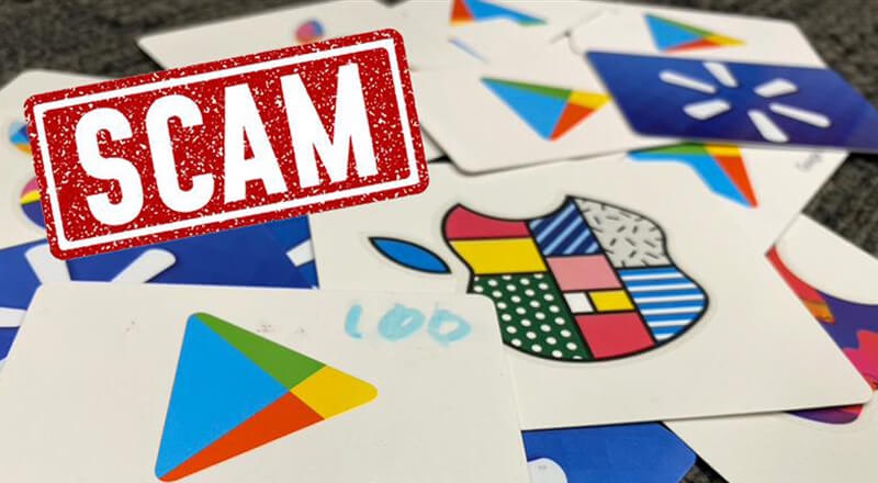 Gift Cards are for Gifts — Not Scammers