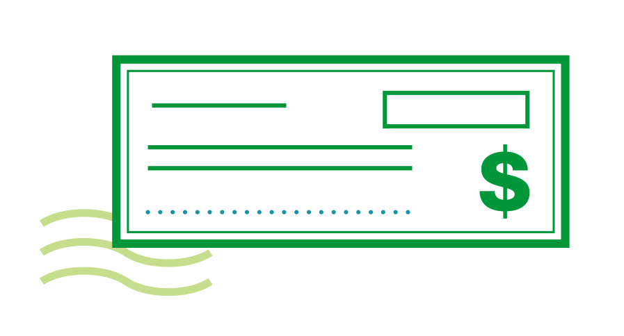 image of paper check
