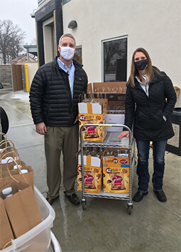 80s arcade parade float with BaZing and KaChing arcade games on them