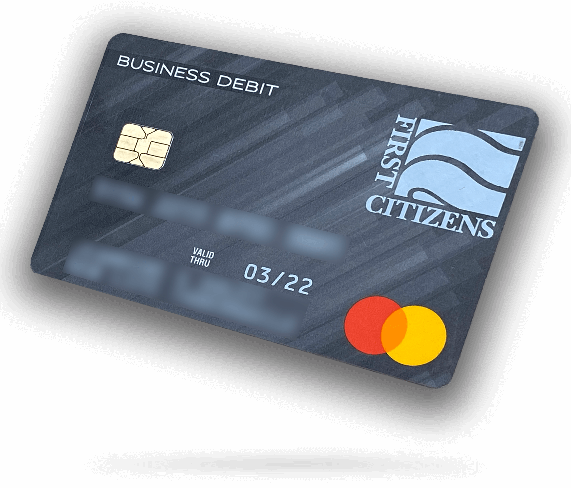 picture of my business debit card