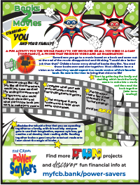 books to movies activity sheet 2 preview