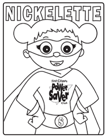 nickelette coloring page preview