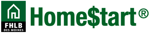 FHLB Des Moines Logo with Home Start text